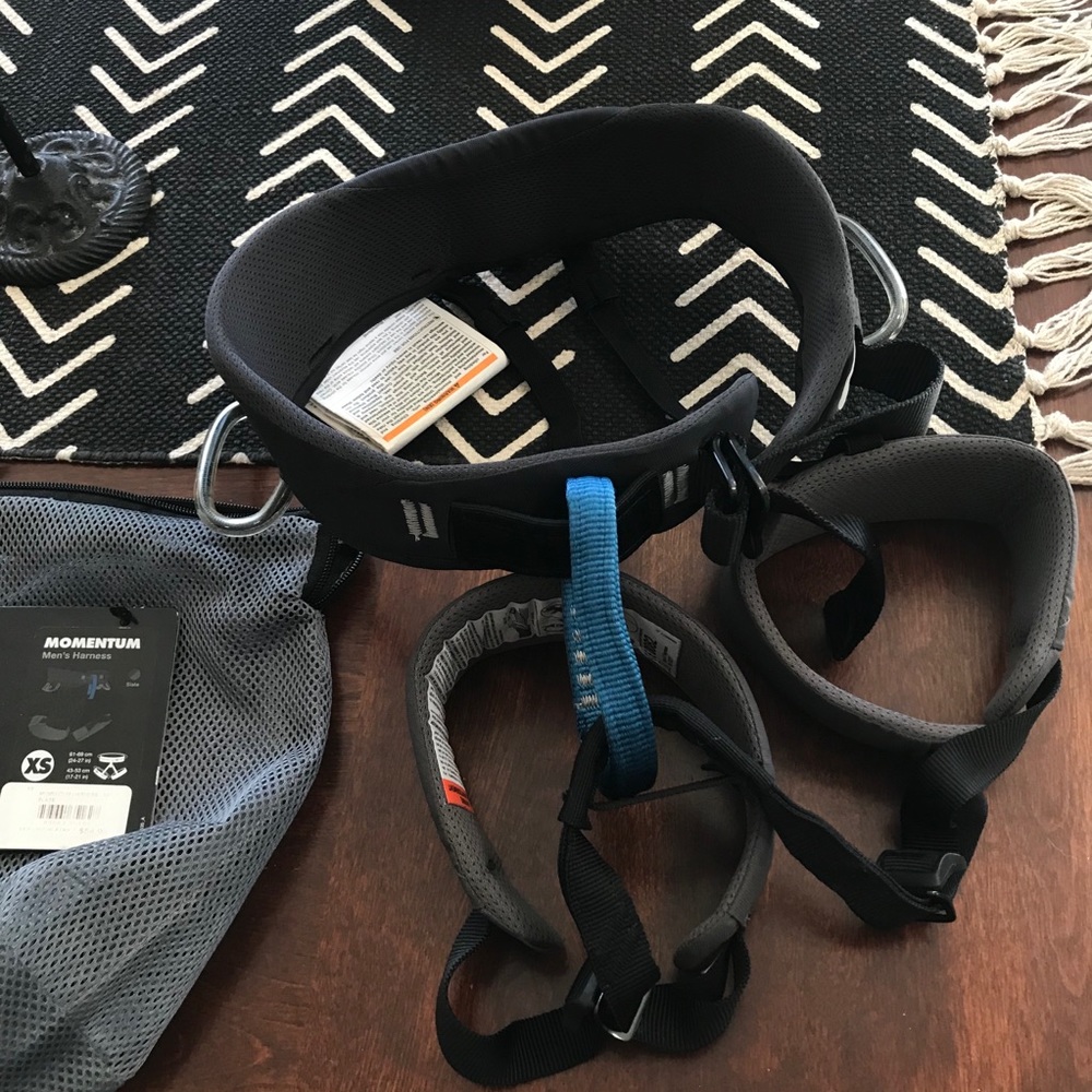 Men’s Rock Climbing Harness Black Diamond